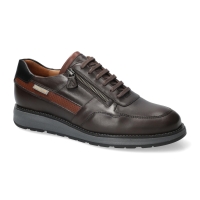 chaussure mephisto lacets remi brun fonce